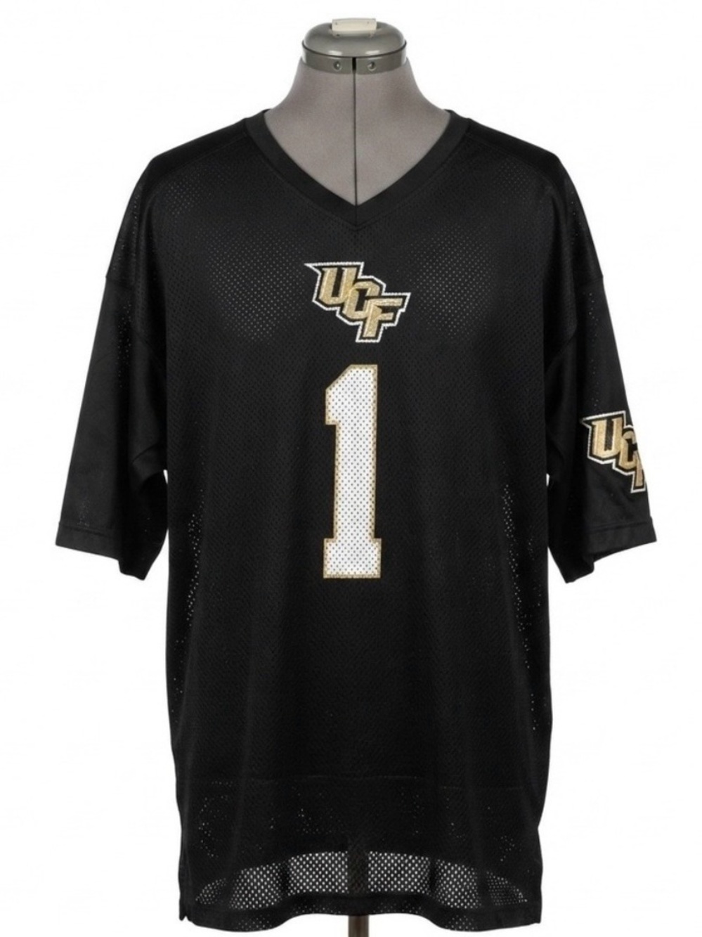 Hanes UCF Knights Football Jersey Black & Gold #1 NCAA College Football Men's XL
